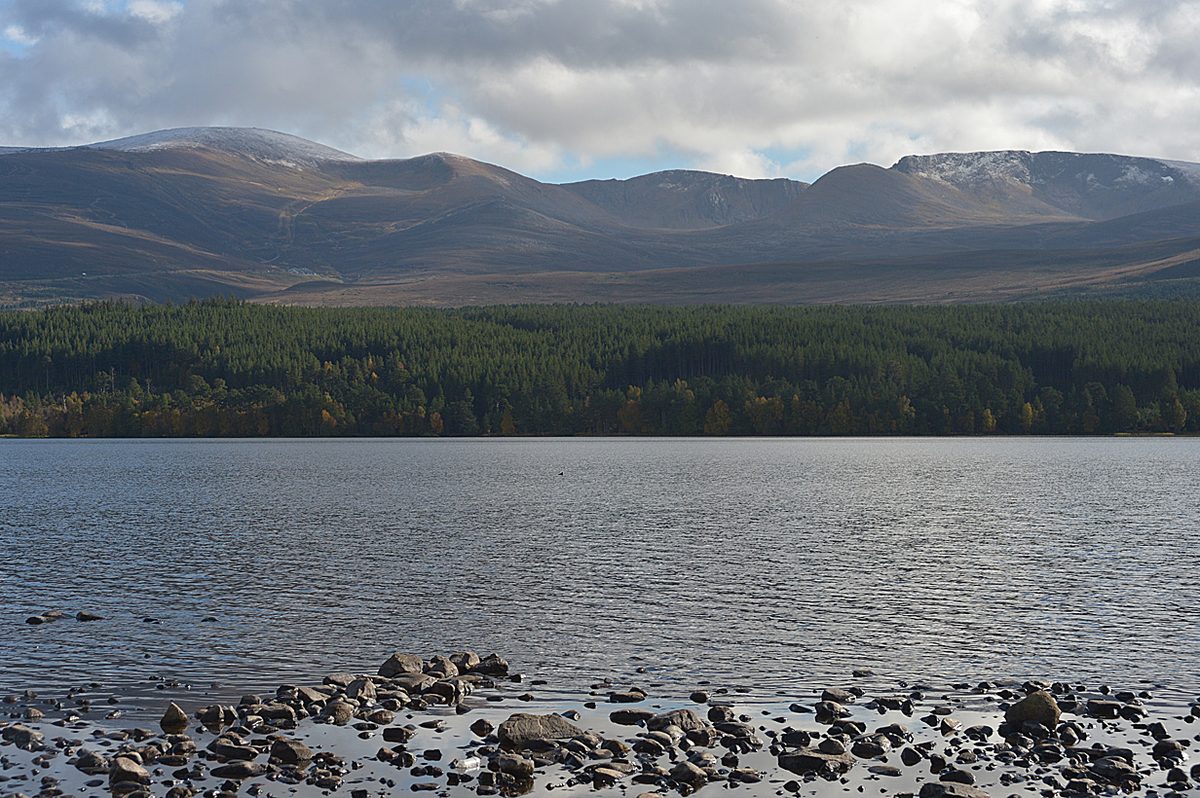 Cairngorms mountain landscape near Aviemore, Scotland's best family and four-season base