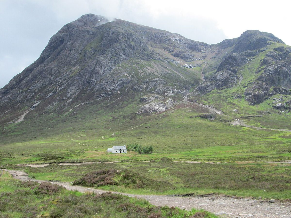 The dramatic mountain pass of Glencoe, within easy reach of bases at Ballachulish and Kinlochleven
