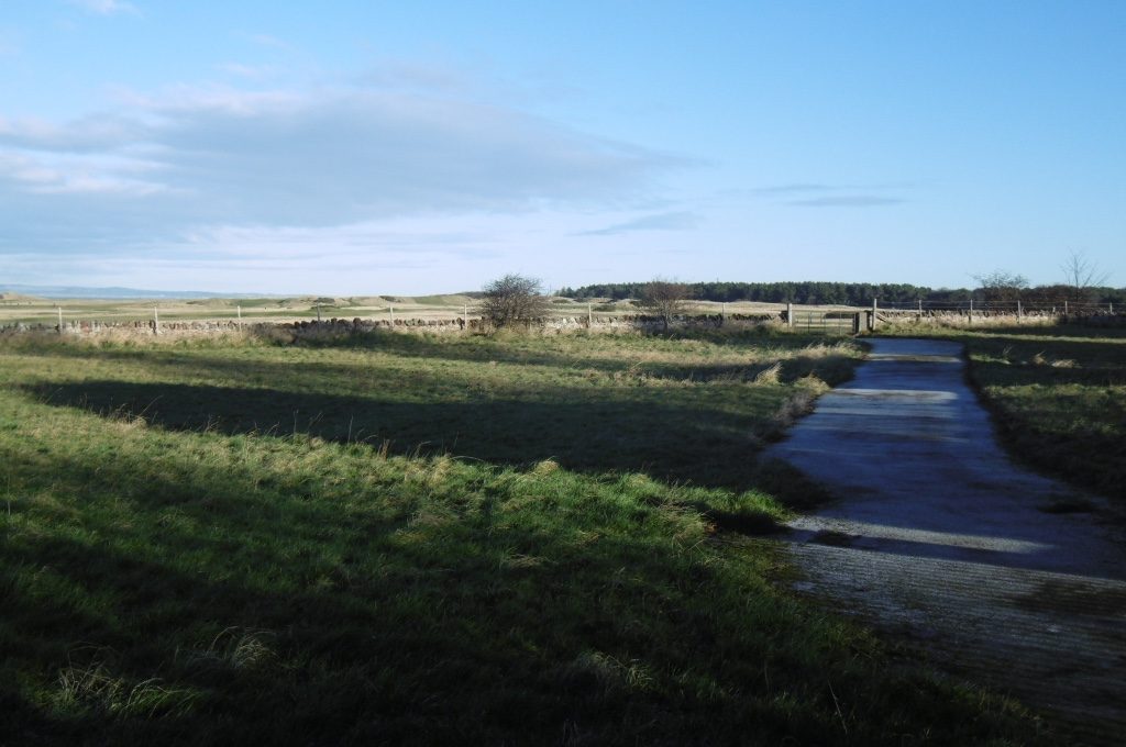 The historic links of Muirfield at Gullane in East Lothian