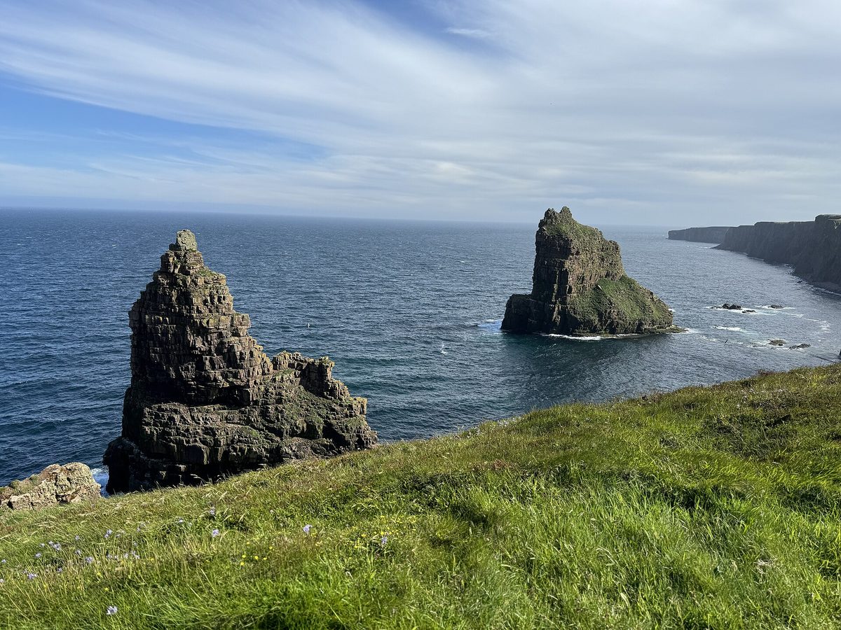 The dramatic Duncansby sea stacks near John o Groats