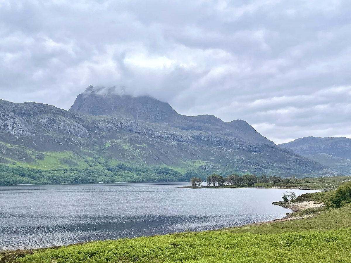 Loch Maree with the peak of Slioch rising behind in Wester Ross