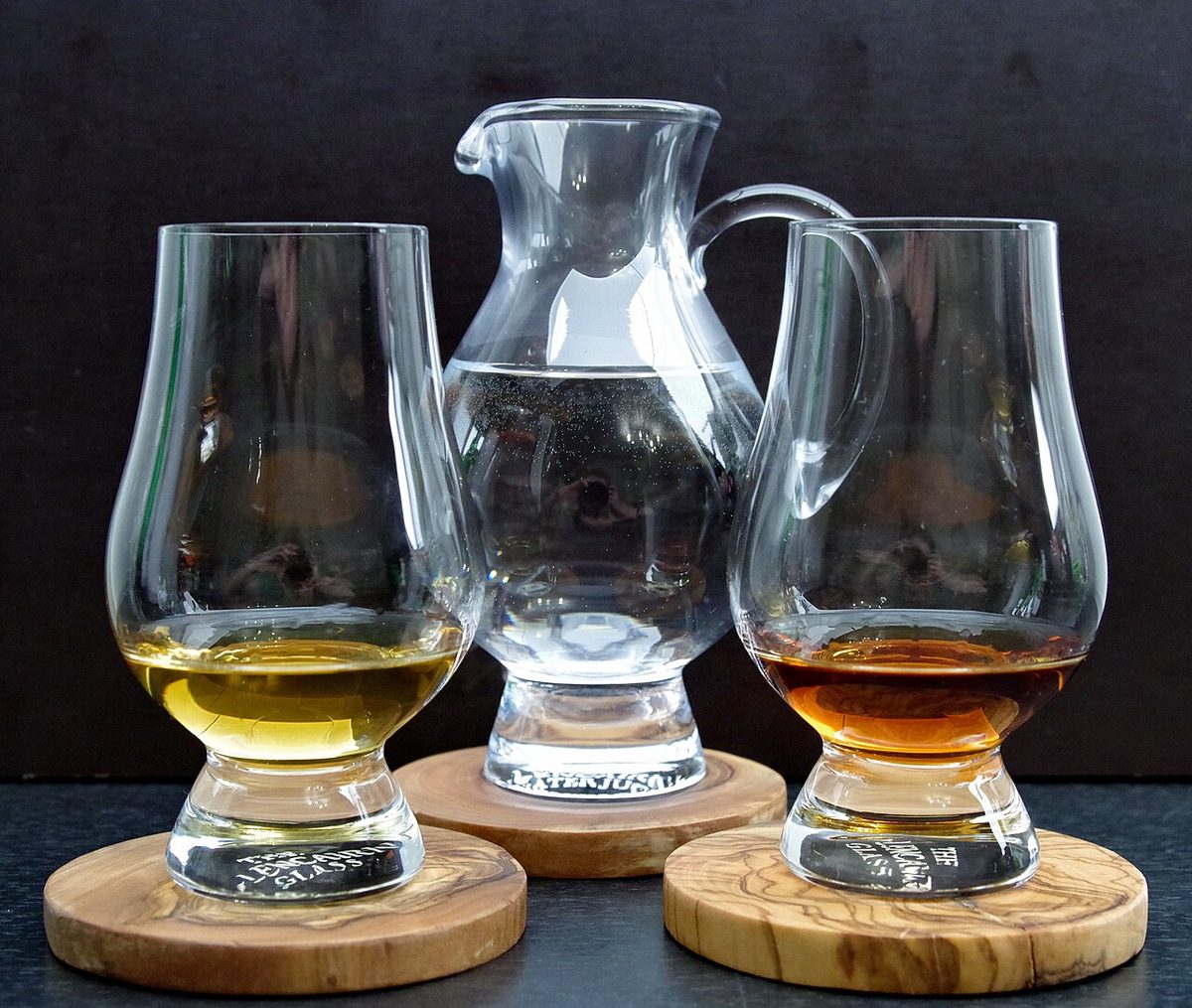 A dram of single malt Scotch whisky in a tasting glass