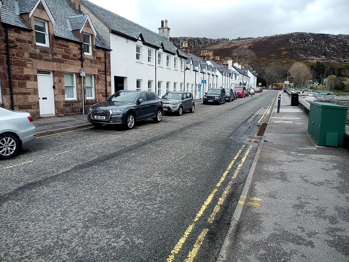 Ullapool harbour front on Loch Broom, the key overnight base on the North Coast 500