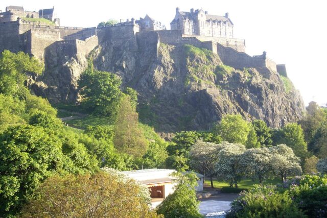 Edinburgh Castle on Castle Rock, a Scotland bucket list landmark