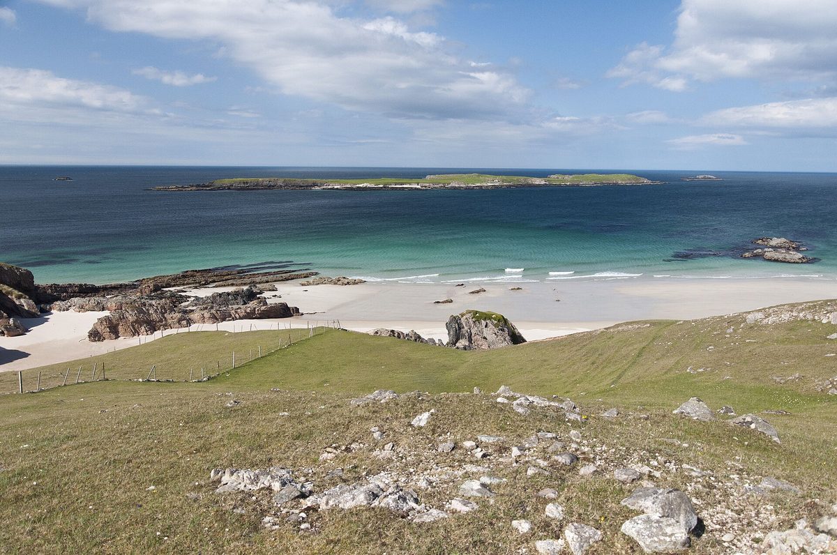 Ceannabeinne beach near Durness on the north coast of Sutherland
