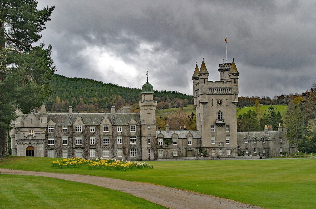 Balmoral Castle on Royal Deeside, in the eastern half of Cairngorms National Park