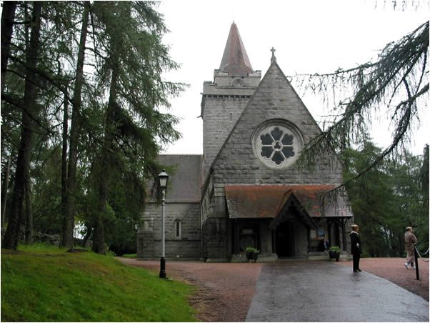 Crathie Kirk, the parish church attended by the Royal Family at Balmoral
