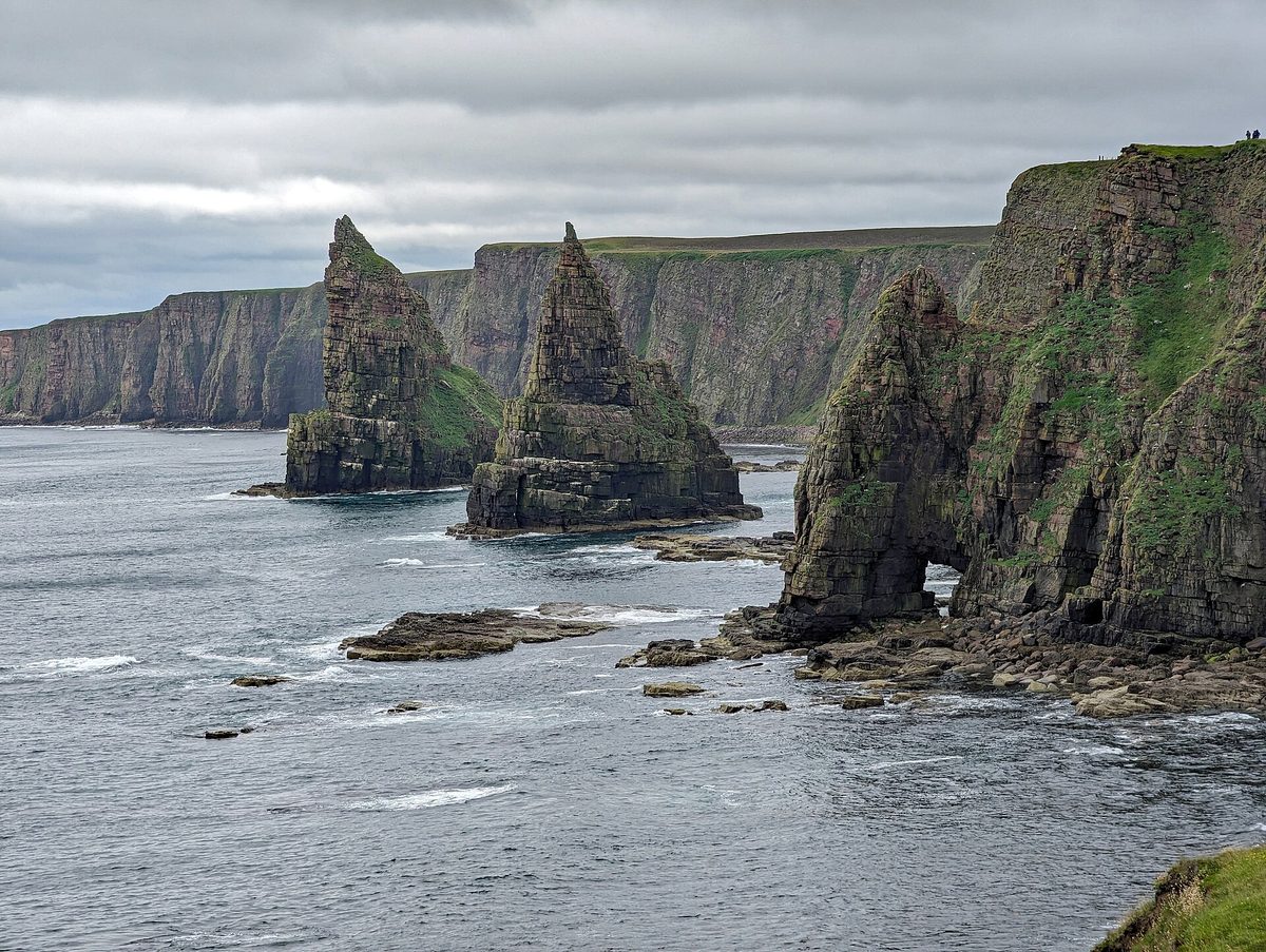 The Stacks of Duncansby near John o Groats on the Caithness coast