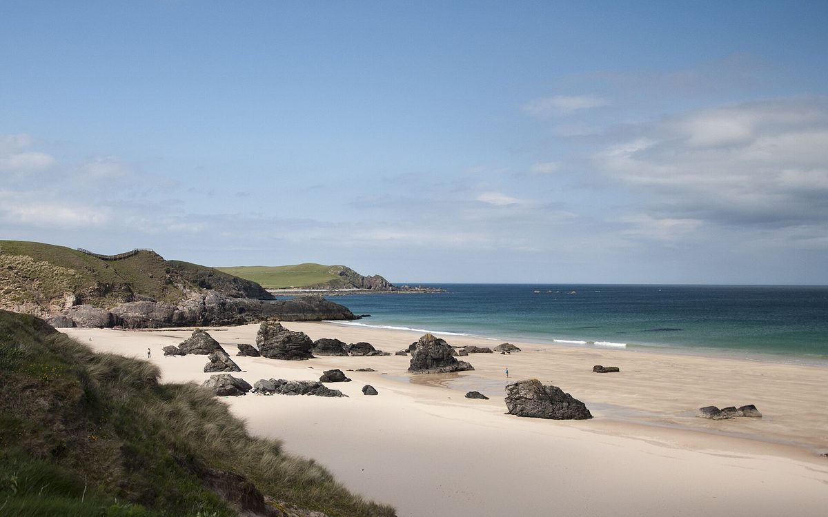 Sango Bay at Durness on the north coast of Sutherland
