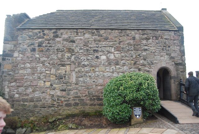 St Margaret's Chapel, the oldest surviving building in Edinburgh, with its ramped entrance