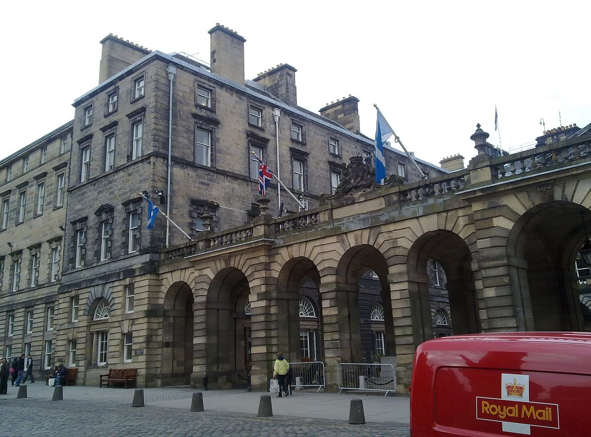 Edinburgh City Chambers on the High Street, the building constructed over The Real Mary King's Close