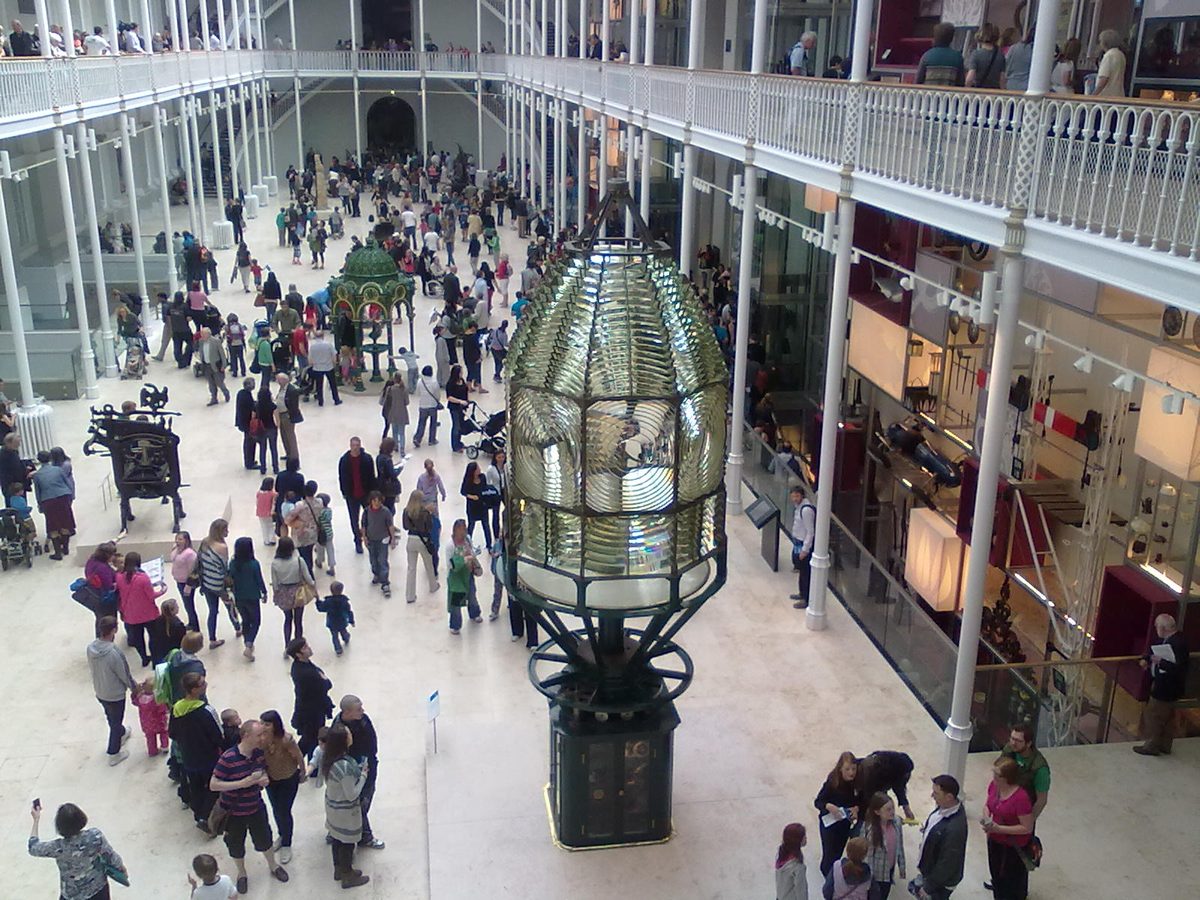 The Grand Gallery of the National Museum of Scotland on Chambers Street, Edinburgh