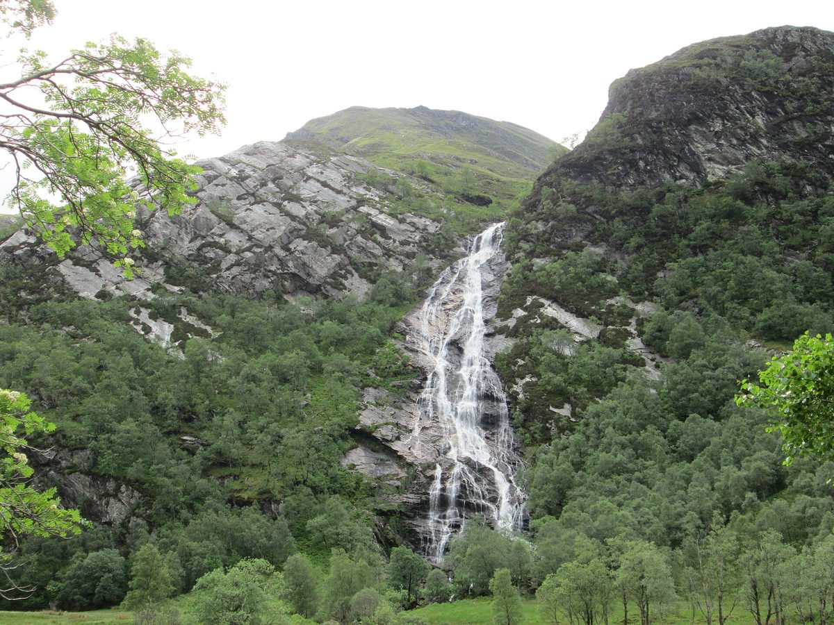 Steall Falls in Glen Nevis, the Harry Potter filming location used for the Triwizard Tournament