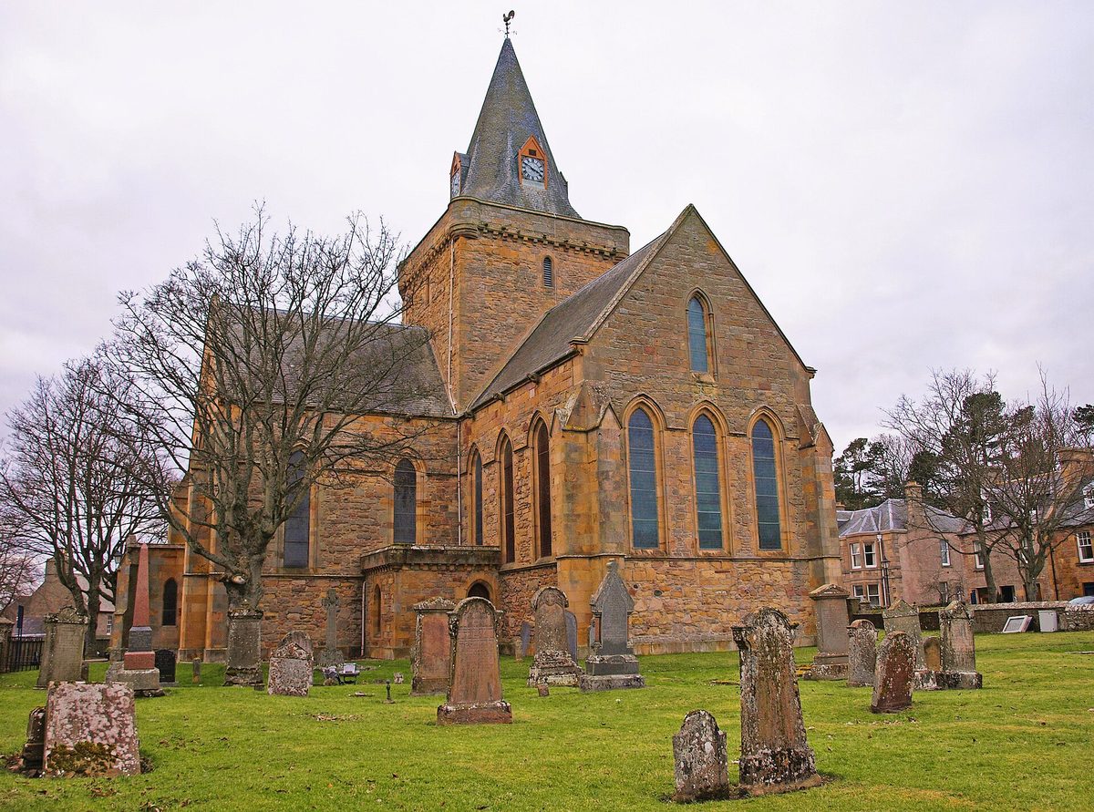 Dornoch Cathedral in the east coast town of Dornoch, an easy first night on the NC500