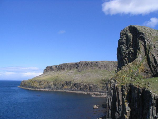 The cliffs of An t-Aigeach, the Stallion's Head, on the Neist Point walk