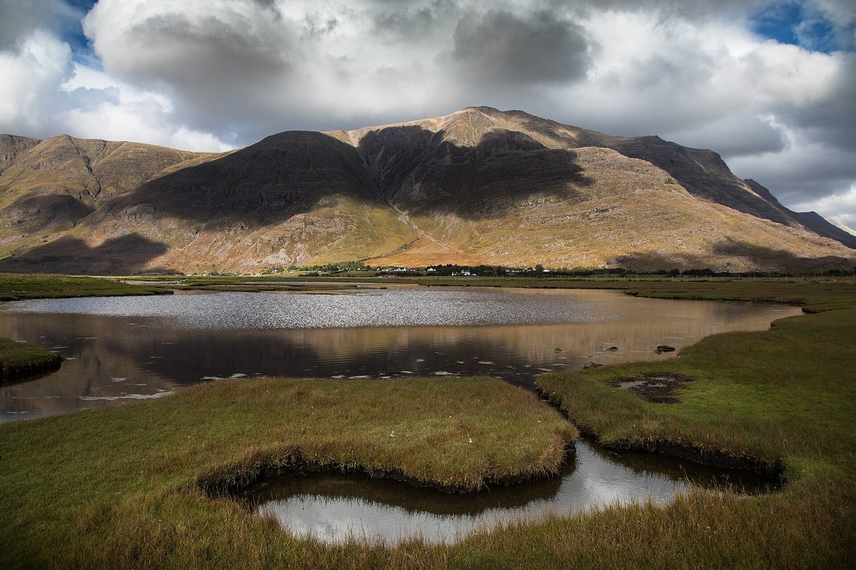 Liathach rising above Loch Torridon on the west coast section of the North Coast 500