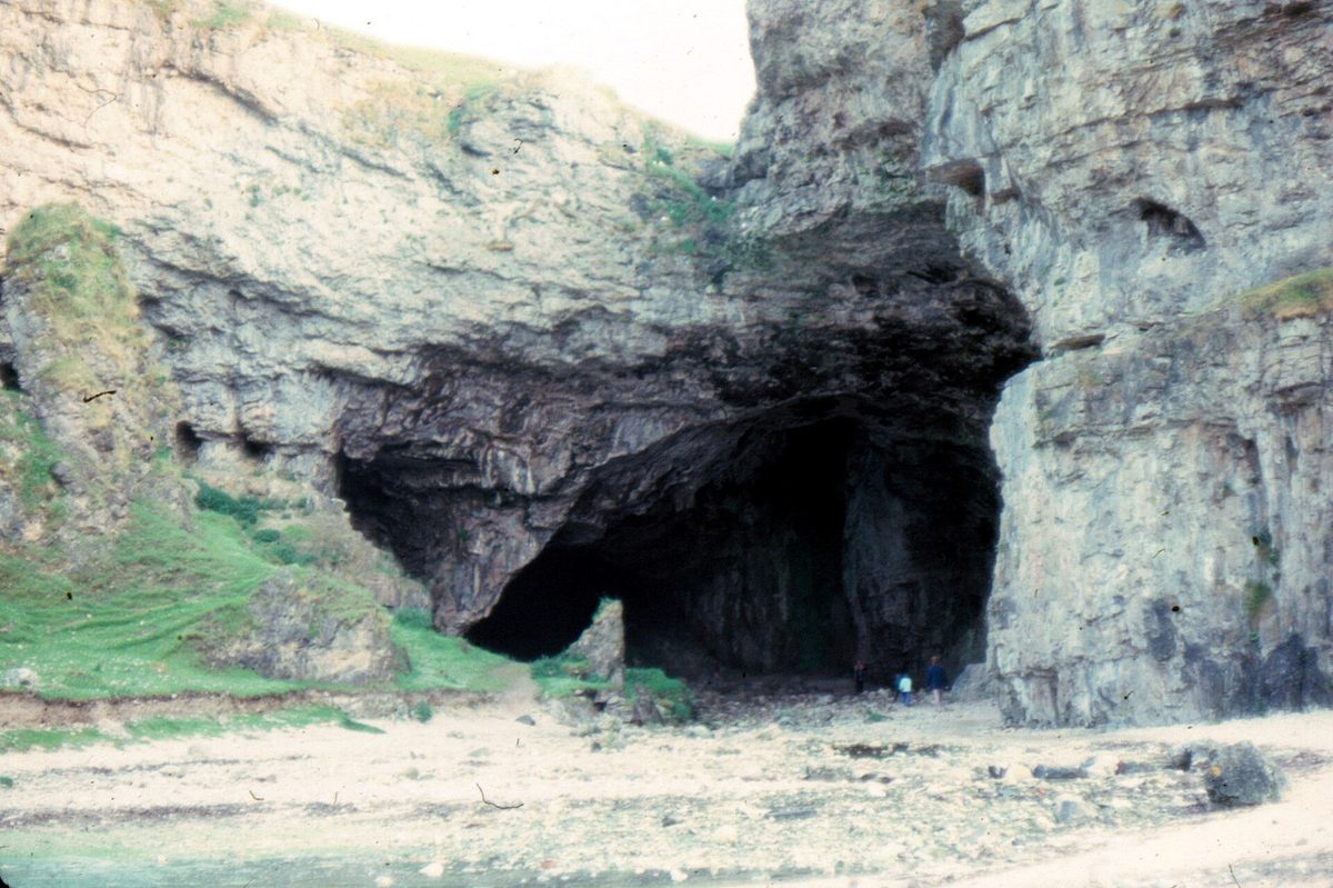 The entrance to Smoo Cave at Durness, free to walk into