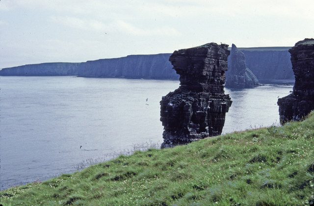 Duncansby Stacks near John o Groats at the north-east corner of the NC500 map