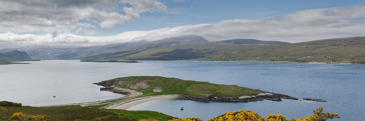 Loch Eriboll, the long sea loch the A838 detours around between Durness and Tongue