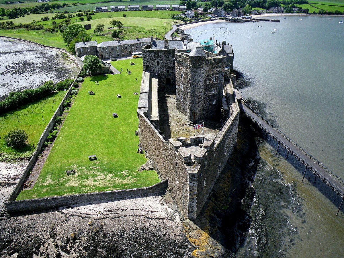 Blackness Castle on the Firth of Forth, the Outlander filming location for Fort William