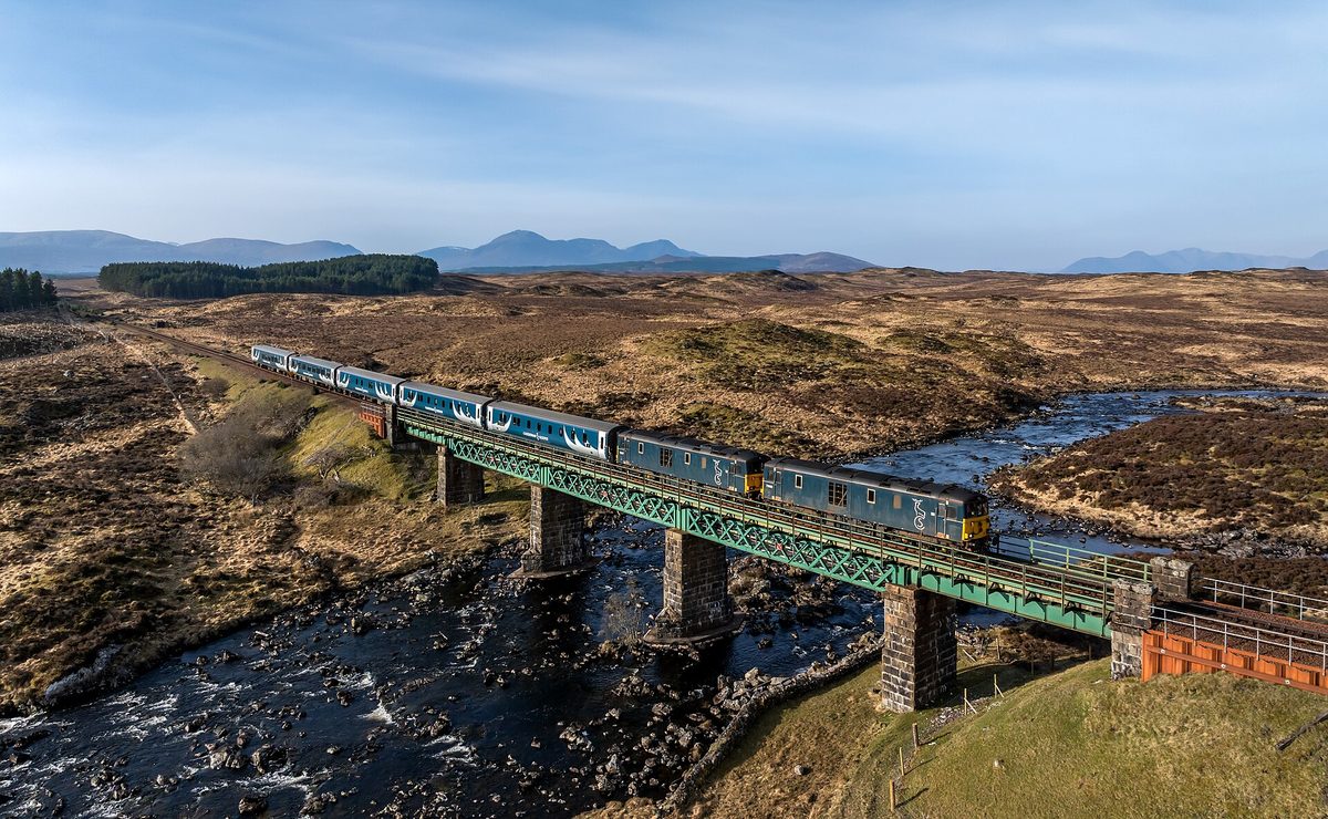 The Caledonian Sleeper night train in Scotland, a romantic way for couples to travel overnight