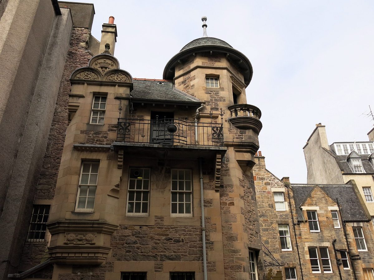 Lady Stair's House in Lady Stair's Close off the Lawnmarket, now the Writers' Museum on Edinburgh's Royal Mile