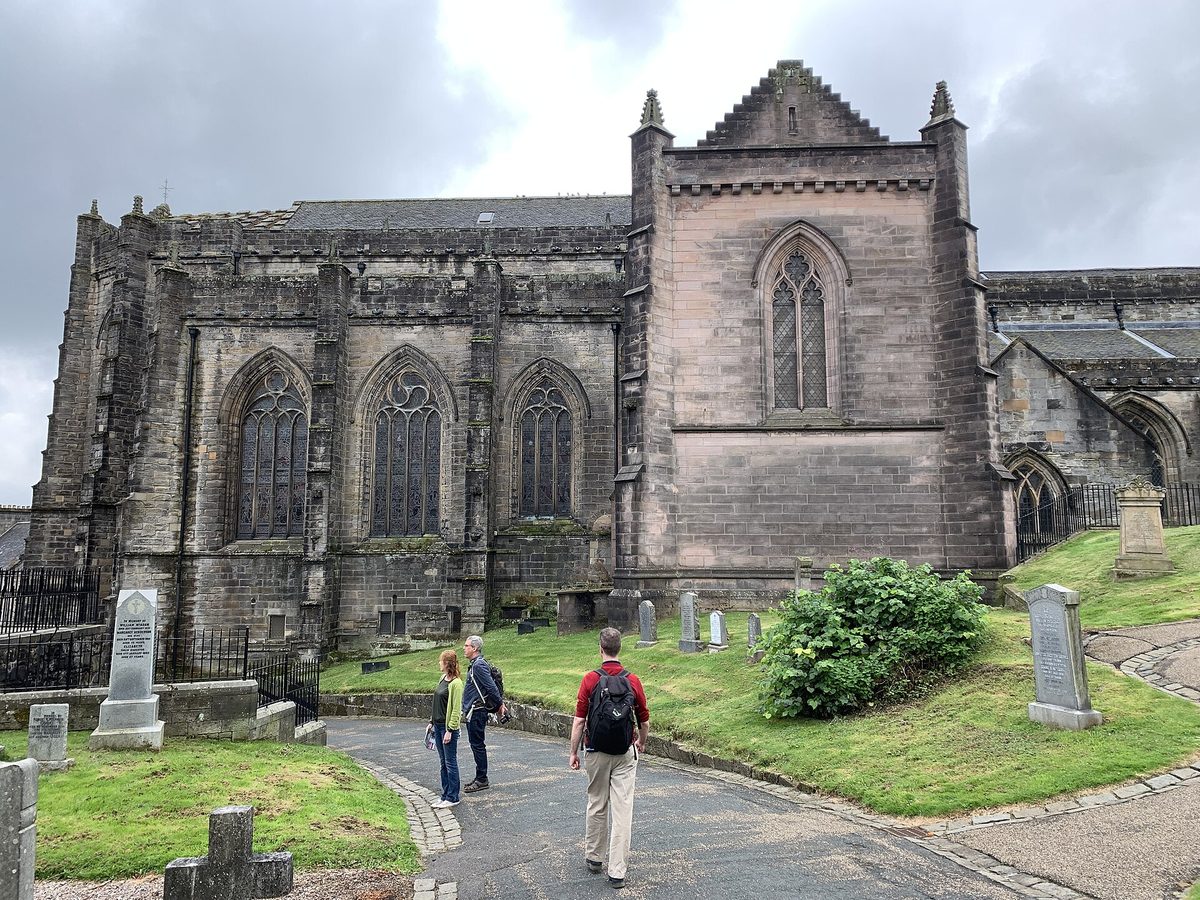 The Church of the Holy Rude in Stirling's Old Town, a short walk below the castle