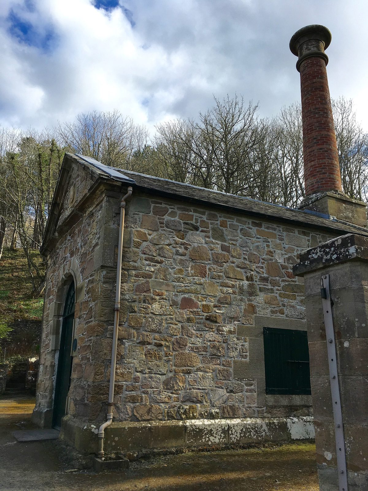 The Gas House on the Culzean estate, one of around 40 buildings scattered through the country park