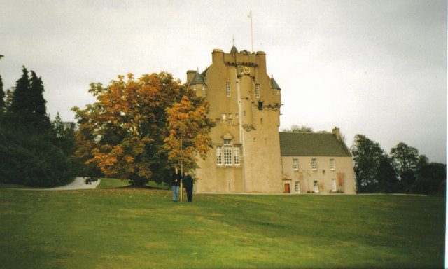 Crathes Castle, a turreted tower house near Banchory in Aberdeenshire
