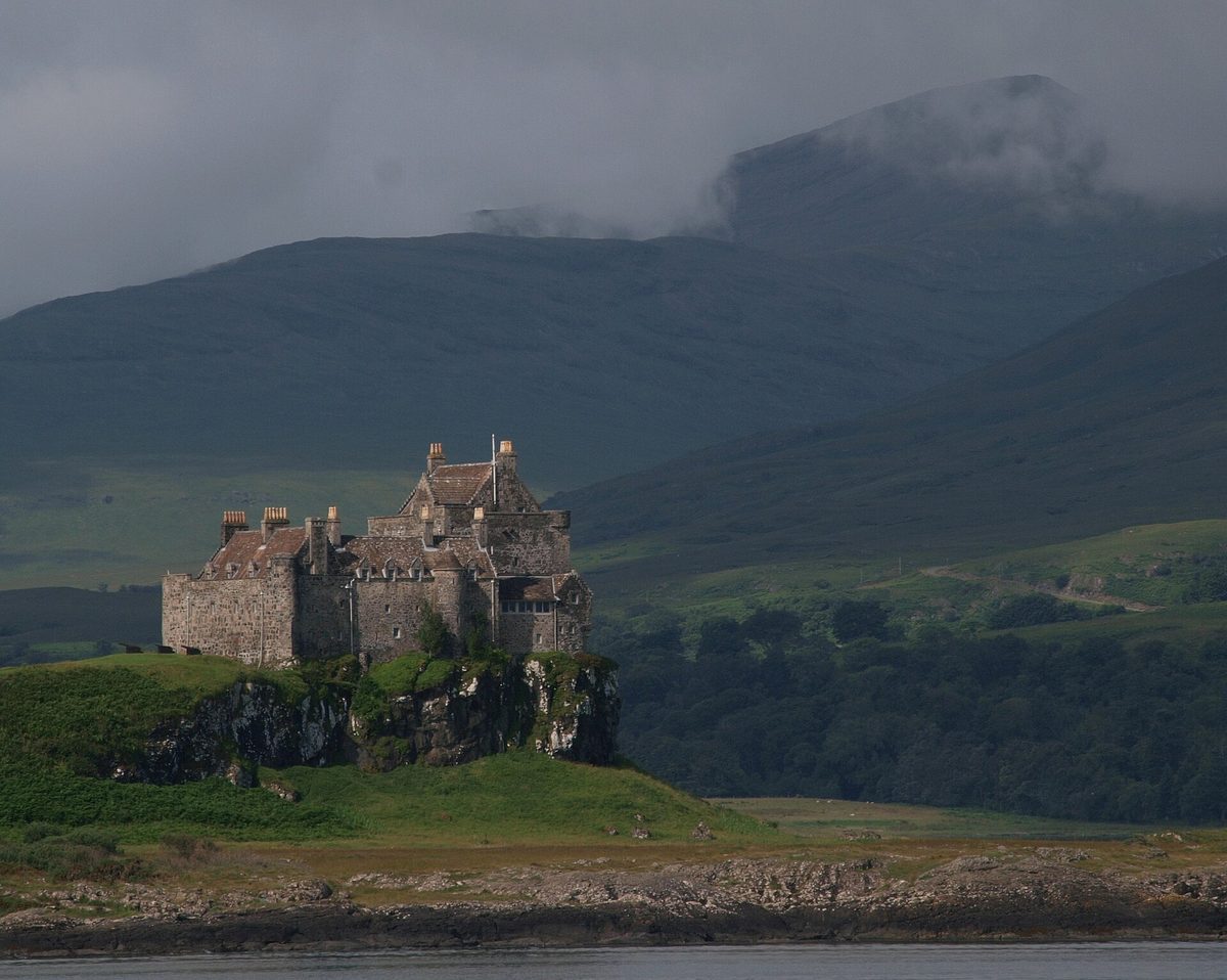 Duart Castle on Mull, seat of the chief of Clan Maclean and open to visitors in season