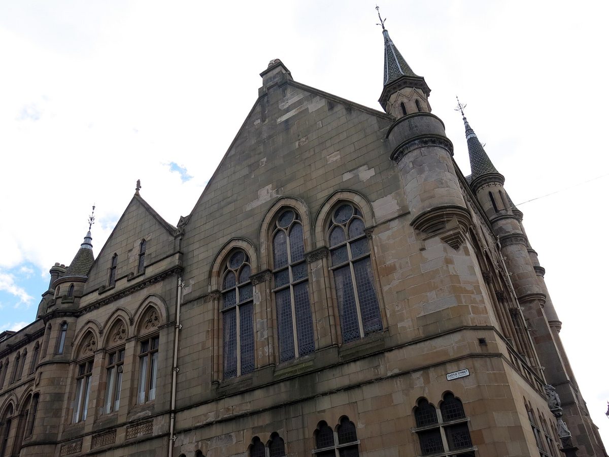 Inverness Town House, the Victorian Gothic civic building on the city's High Street